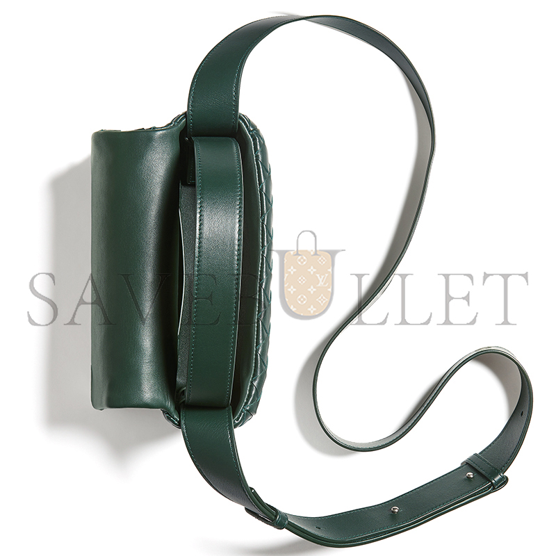 BOTTEGA VENETA INTRECCIATO MINI BAG WITH FLAP 857931V2HL03123 (20*12*6.5cm)